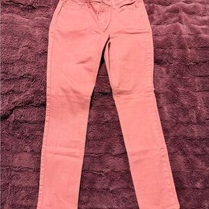 Old Navy Coral Straight-Leg Pants